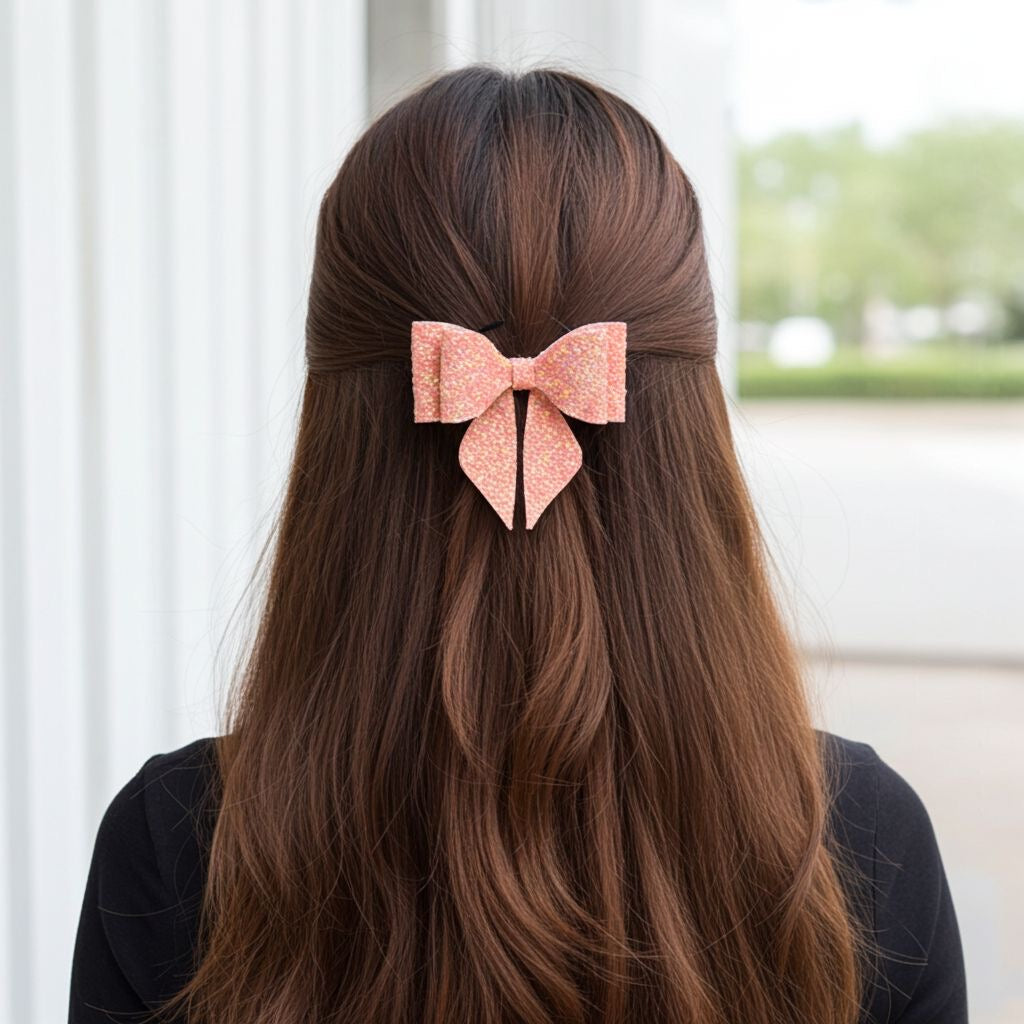 PEACH CLASSIC BOW