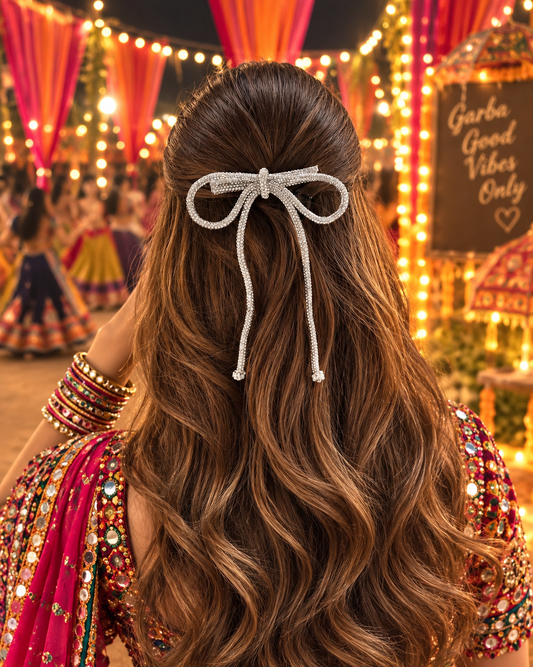 MOONLIGHT BEJEWELLED BOW