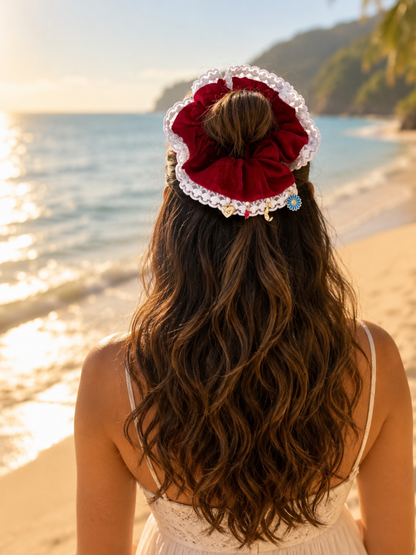 VELVET VALENTINE GIANT SCRUNCHIE