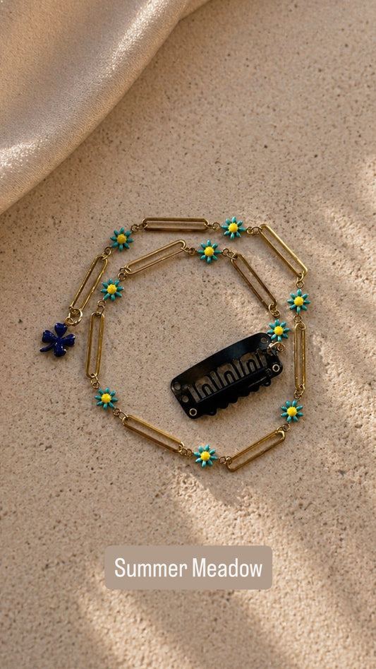 GOLD SITARA CHARM HAIR STRING