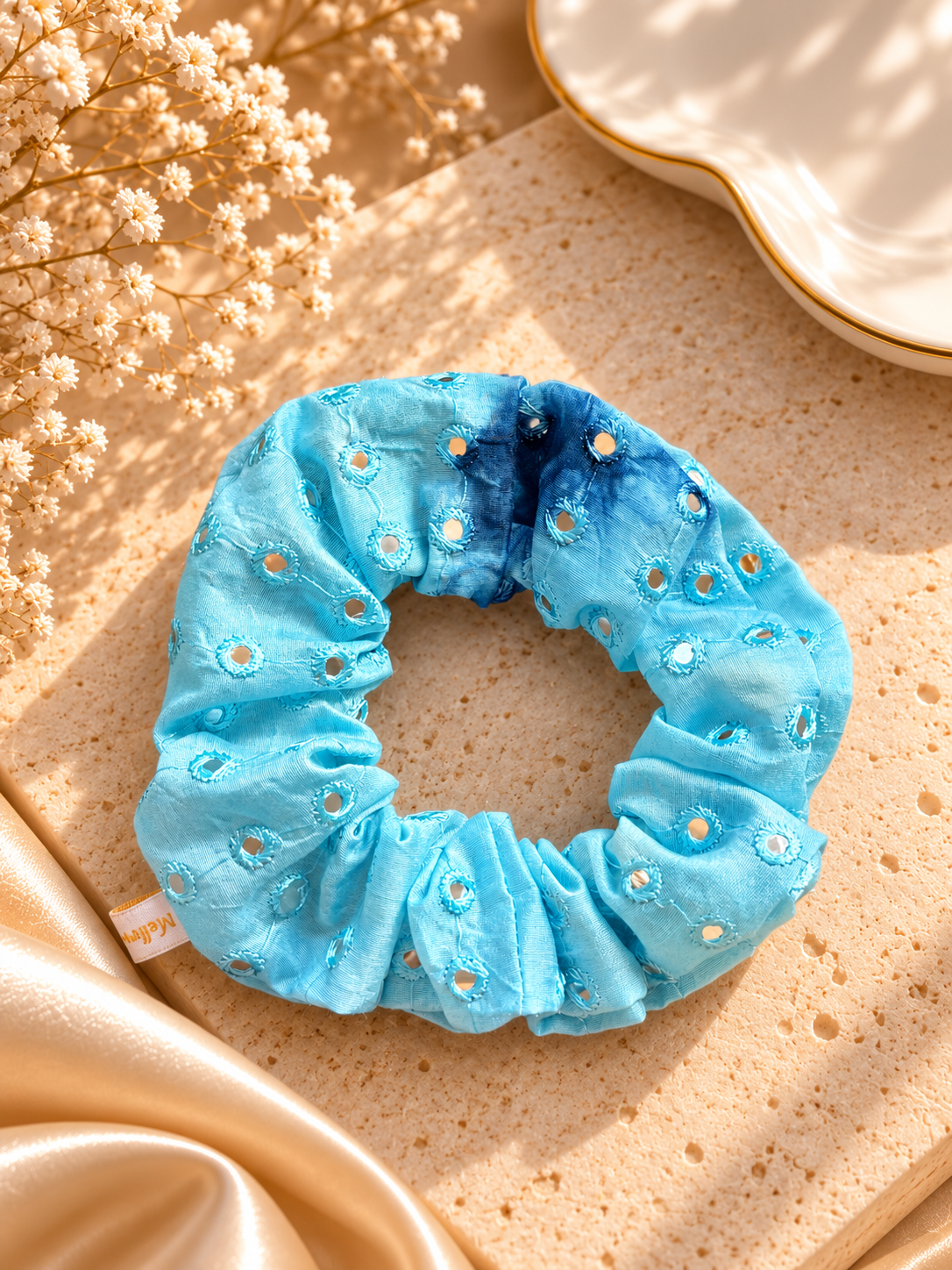BLUE HORIZON SCRUNCHIE