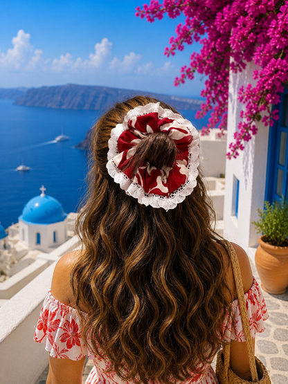 CHERRY BLOOM GIANT SCRUNCHIE
