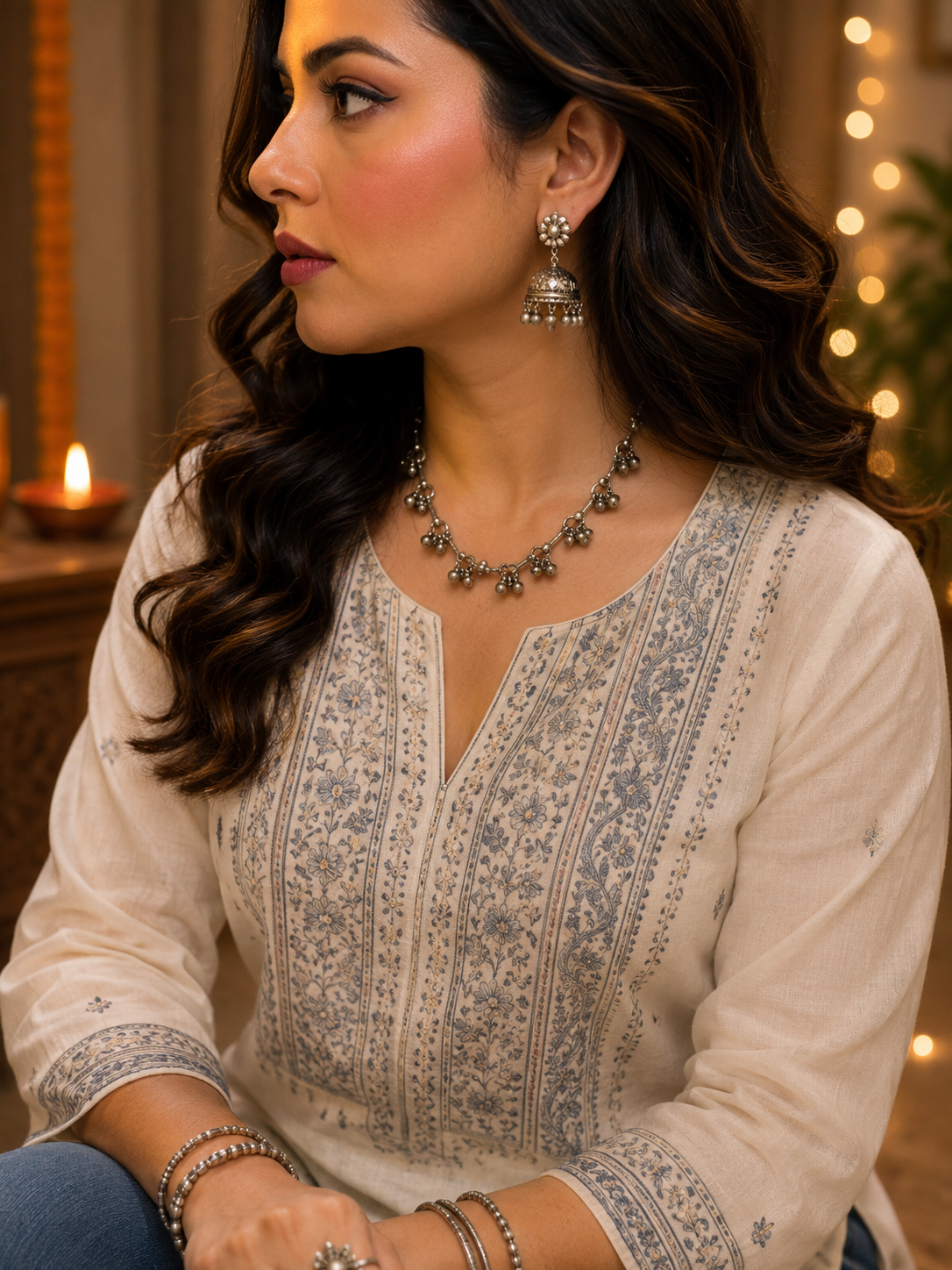 NOOR GHUNGROO NECKLACE