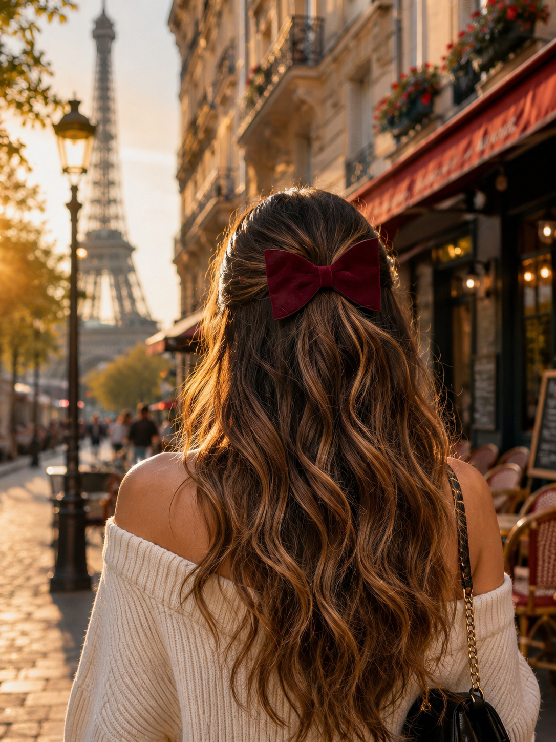 BORDEAUX BELLA CLASSIC BOW
