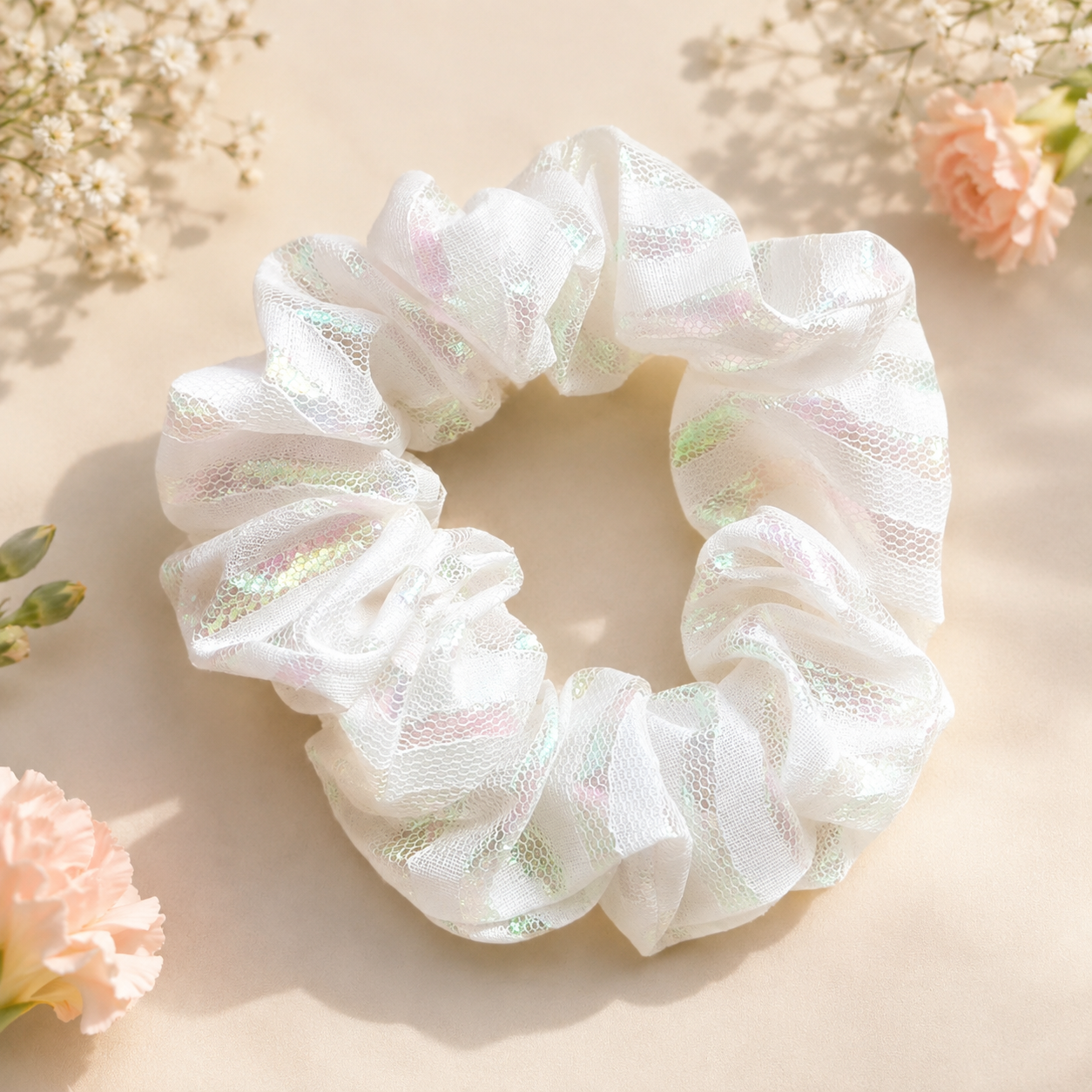 UNICORN SATIN SCRUNCHIE