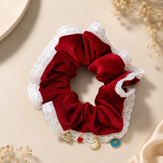 VELVET VALENTINE GIANT SCRUNCHIE