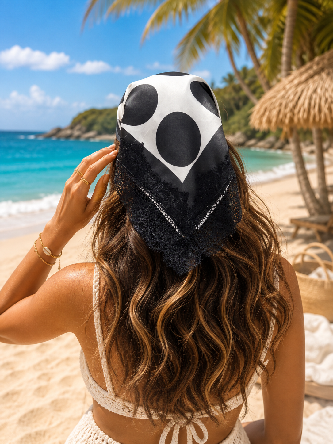 PARIS POLKA BANDANA