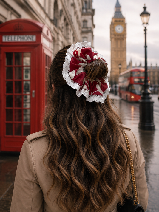 CHERRY BLOOM GIANT SCRUNCHIE