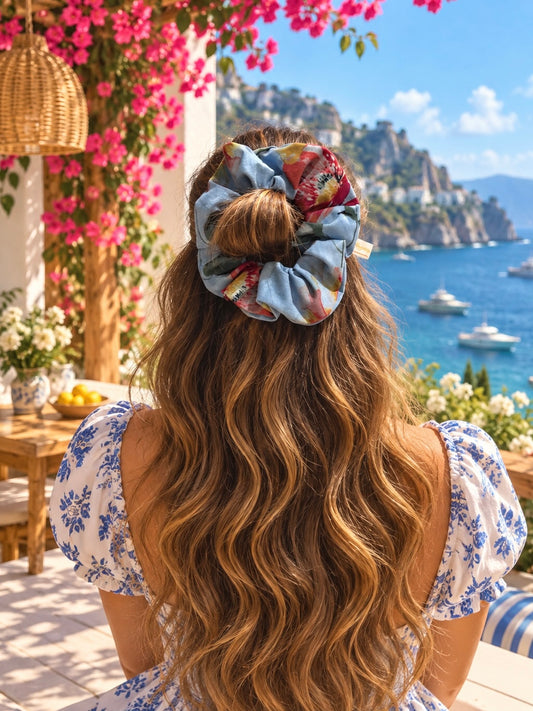 SAPPHIRE NIGHT SCRUNCHIE