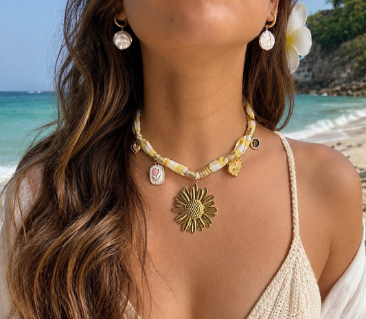 FLORAL FANTASY CHARM NECKLACE