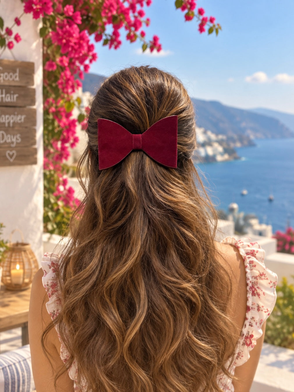 BORDEAUX BELLA CLASSIC BOW