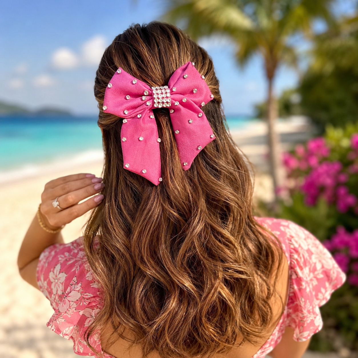 BLOOM BEJEWELLED BOW
