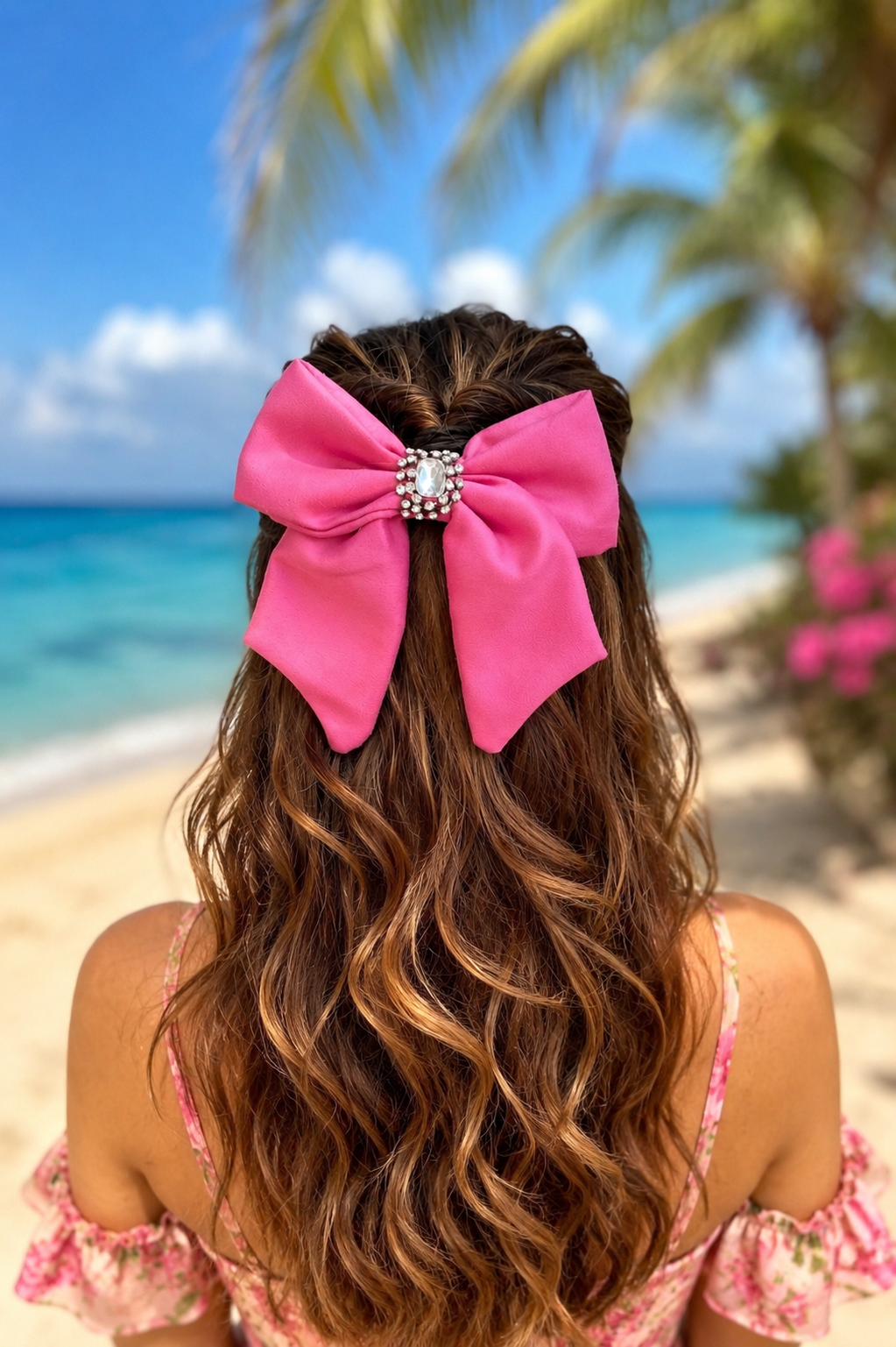 BLOSSOM PIGTAIL BOW