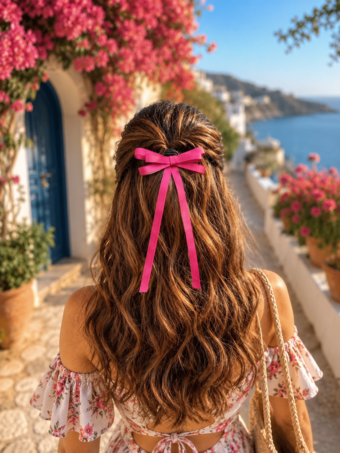 BERRIES PIGTAIL BOW