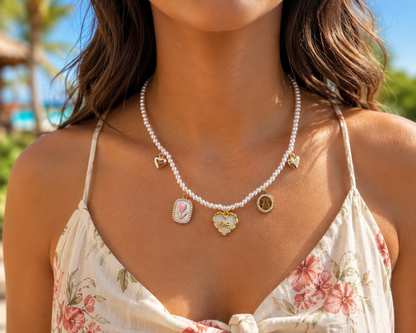 GOLDEN HEART CHRAM NECKLACE