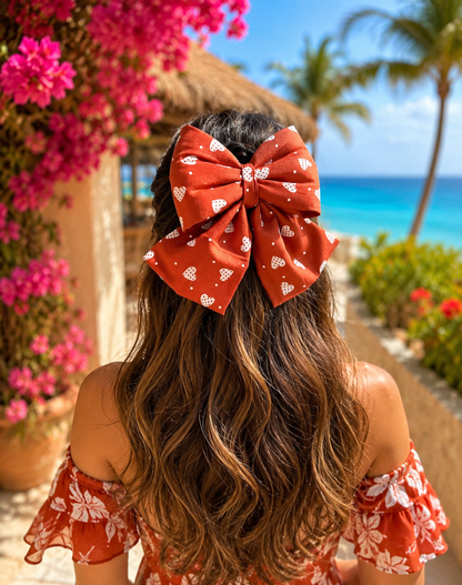 MANDARIN PIGTAIL BOW