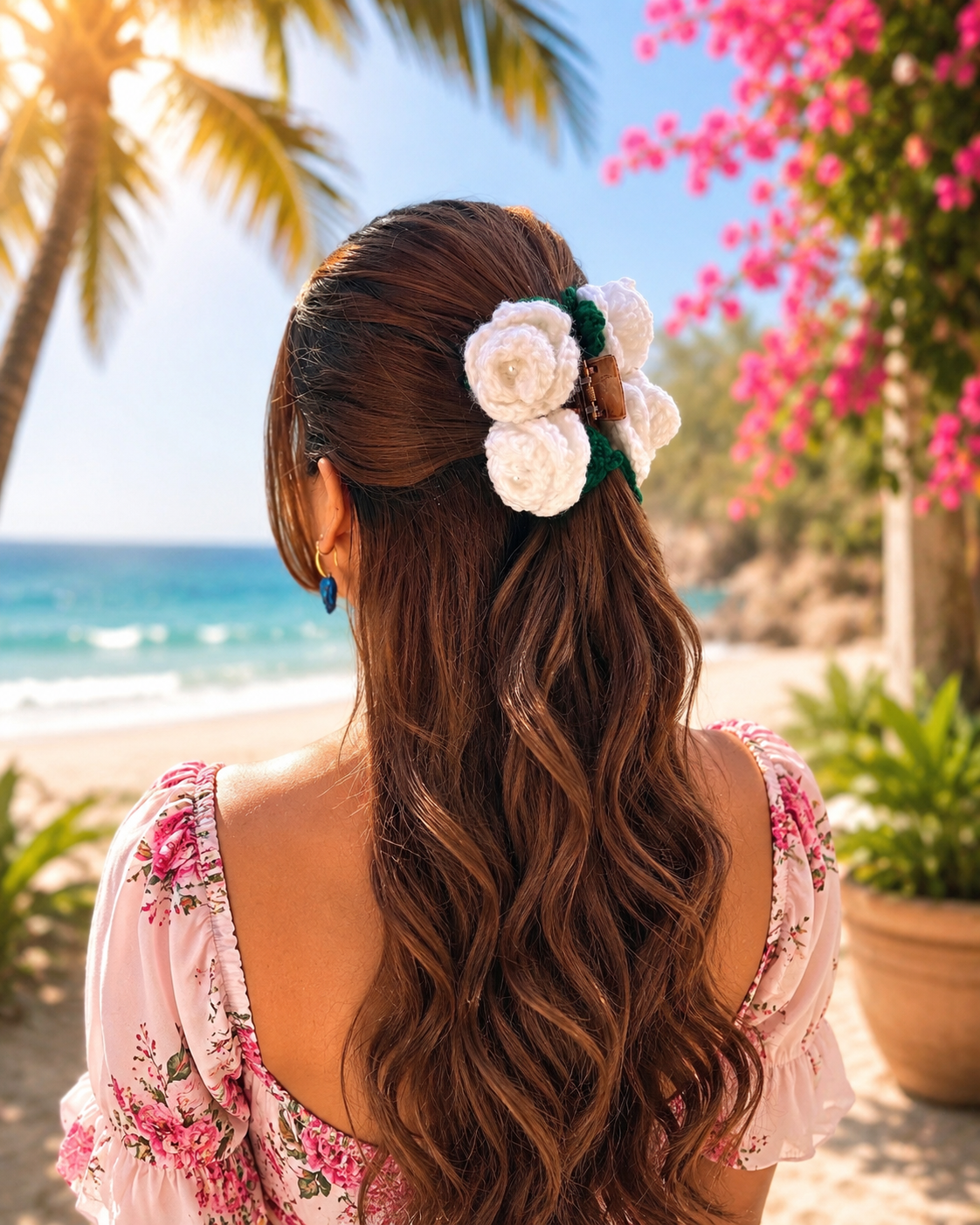 DAISY HAIR CLAW