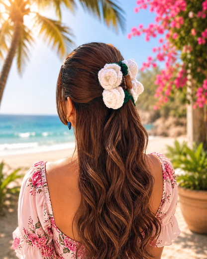DAISY HAIR CLAW