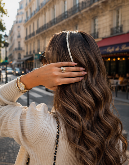 SILVER GLAM HEADBAND