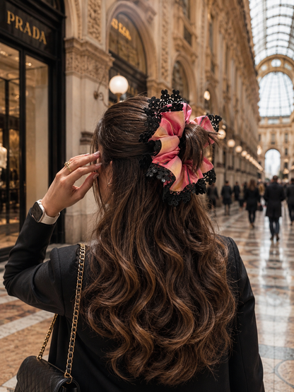 SCARLET BLOOM GIANT SCRUNCHIE