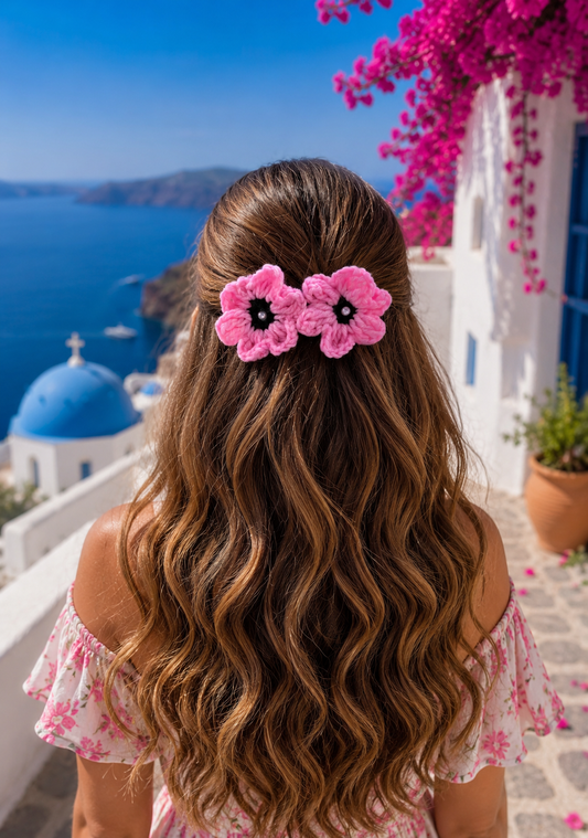 PEONY CROCHET BOW