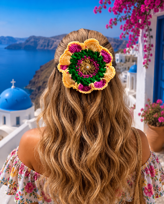 COSMOS CROCHET BOW