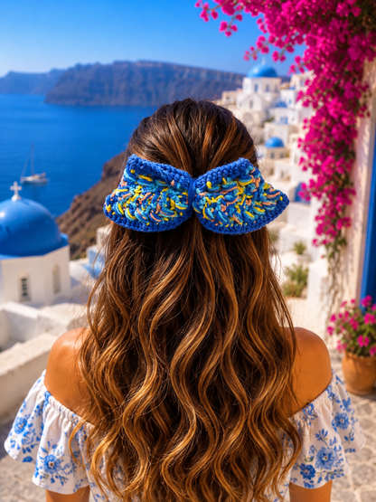 FIERY SKIPPER CROCHET BOW