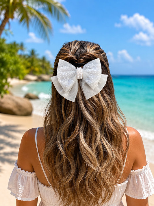 WHITE PEARL CLASSIC  BOW