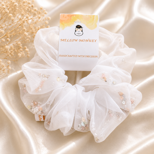 JASMINE ORGANZA SCRUNCHIE