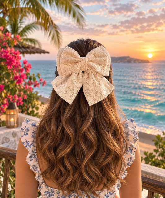 MAGNOLIA PIGTAIL BOW