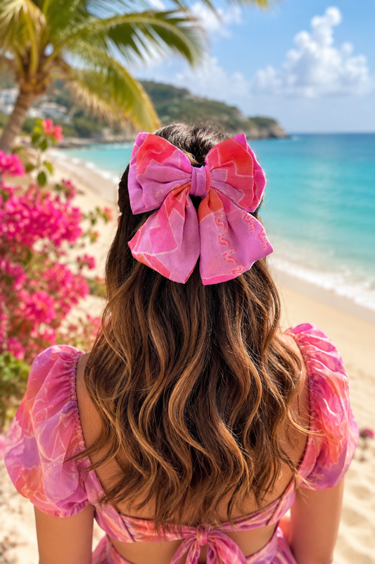 DAHLIA PIGTAIL BOW