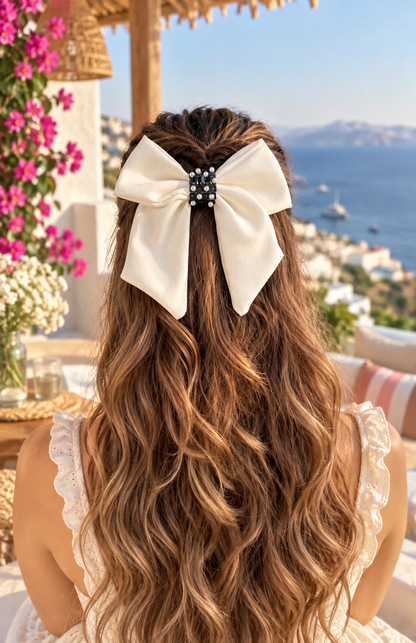 GRAINY PIGTAIL BOW