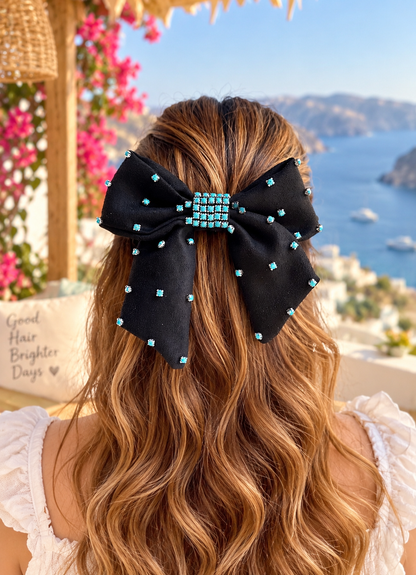 CLEMATIS BEJEWELLED BOW