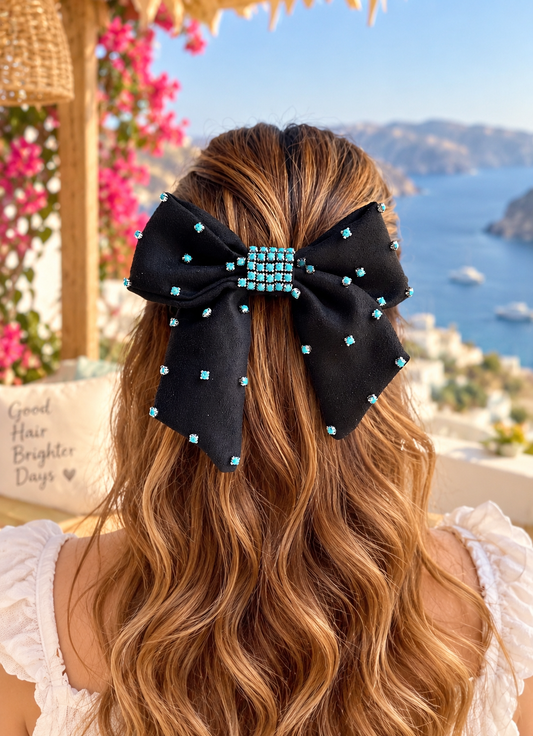 CLEMATIS BEJEWELLED BOW