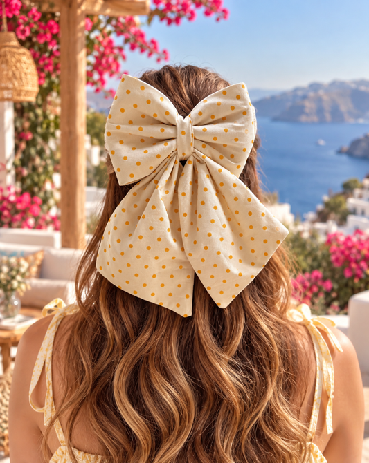 CIRCLE PIGTAIL BOW