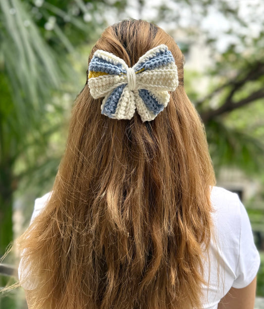 SALVIA CROCHET BOW