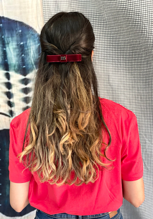 MAROON CLASSIC BOW
