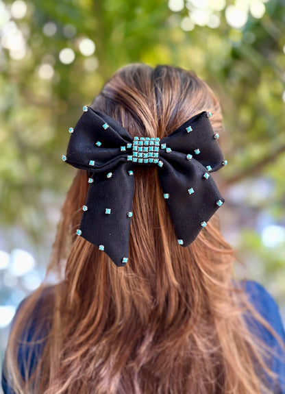 CLEMATIS BEJEWELLED BOW