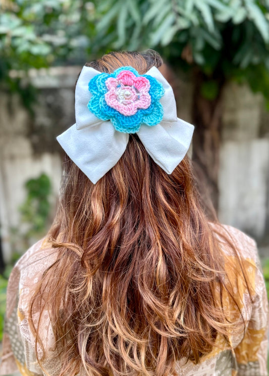TROPICAL PIGTAIL BOW