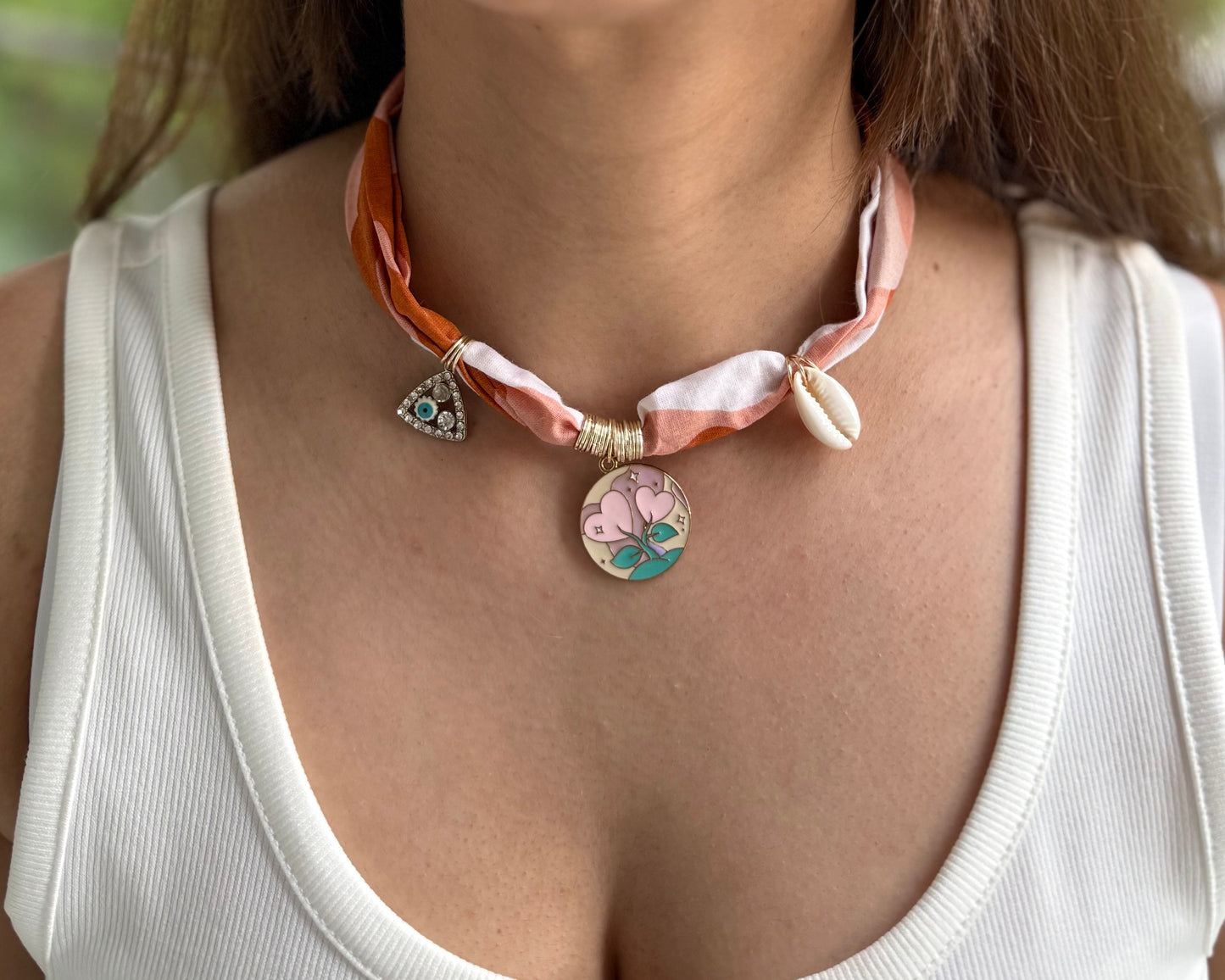 BLUSH CHARM NECKLACE