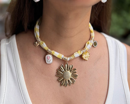 FLORAL FANTASY CHARM NECKLACE