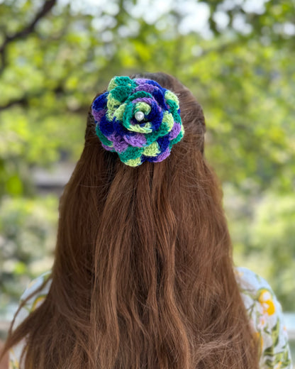 CONEFLOWER CROCHET BOW