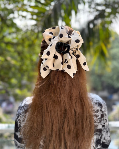 POLKA DOT HAIR CLAW