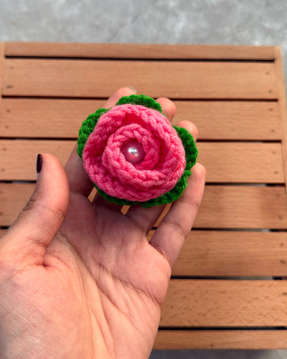 COTTON CANDY CROCHET SCRUNCHIE