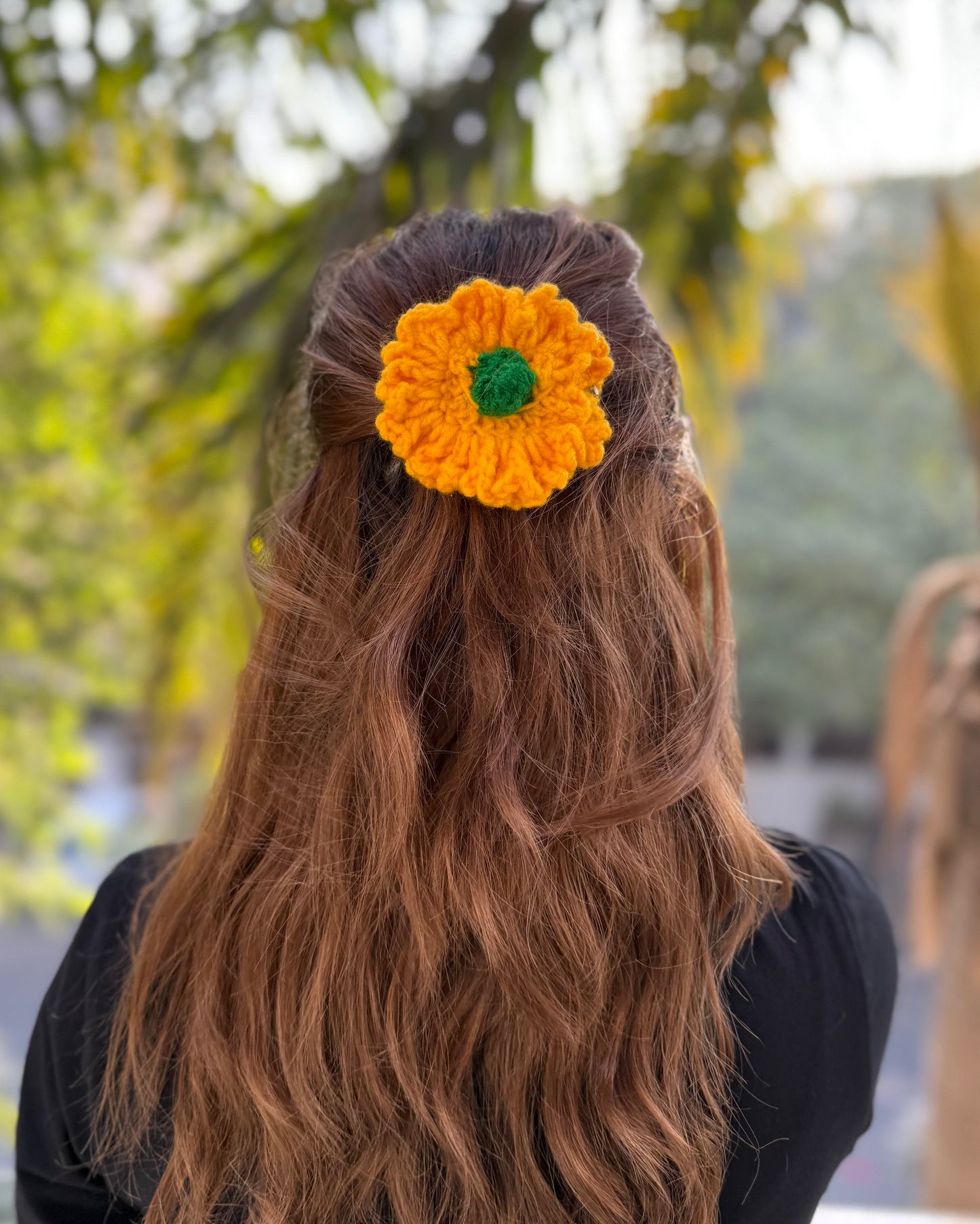 HIBISCUS CROCHET BOW
