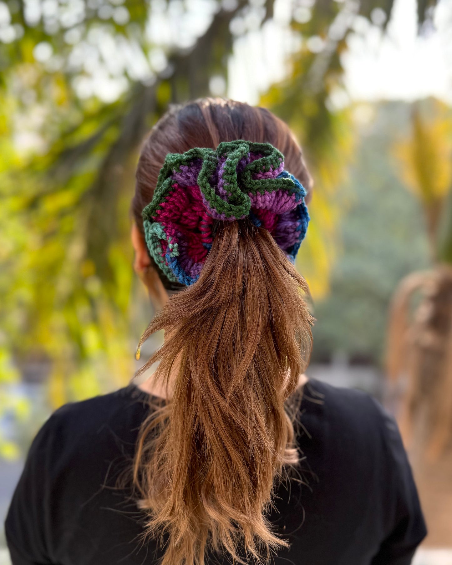 EUPHORBIA CROCHET SCRUNCHIE