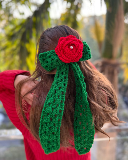 GARLANDS CROCHET BOW