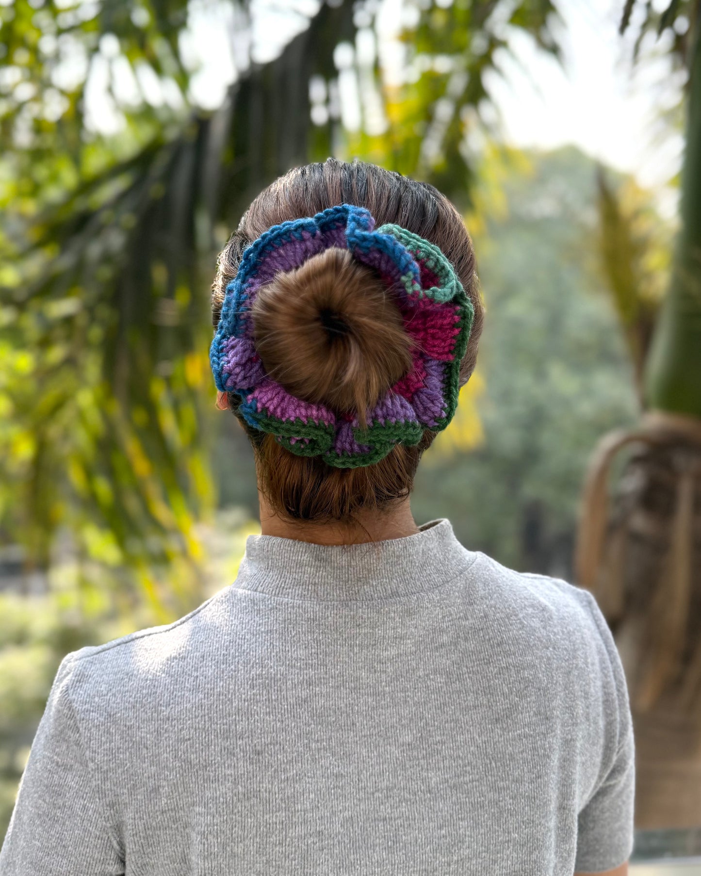 EUPHORBIA CROCHET SCRUNCHIE
