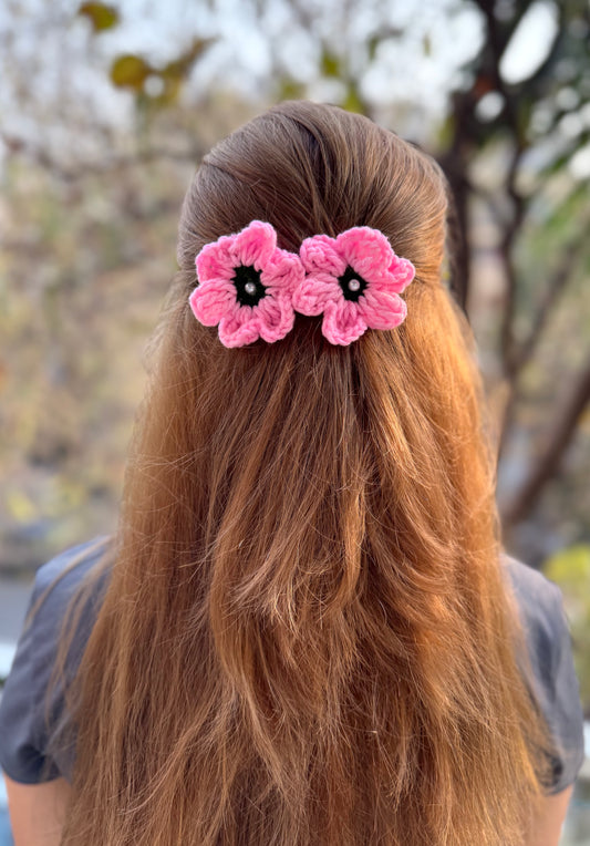 PEONY CROCHET BOW