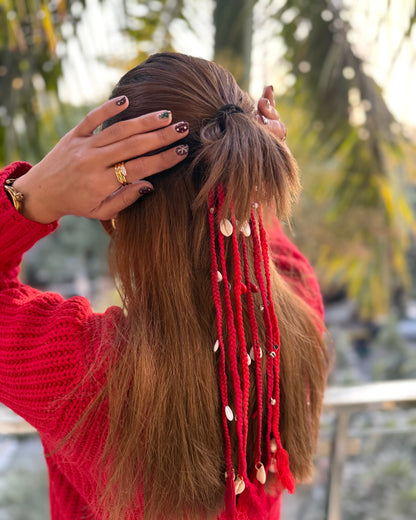 RED BEAUTY HAIRTIE